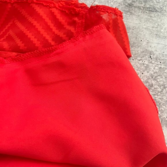 A New Day Textured Sleeveless Dress, Coral Red, Size XS - Picture 7 of 9